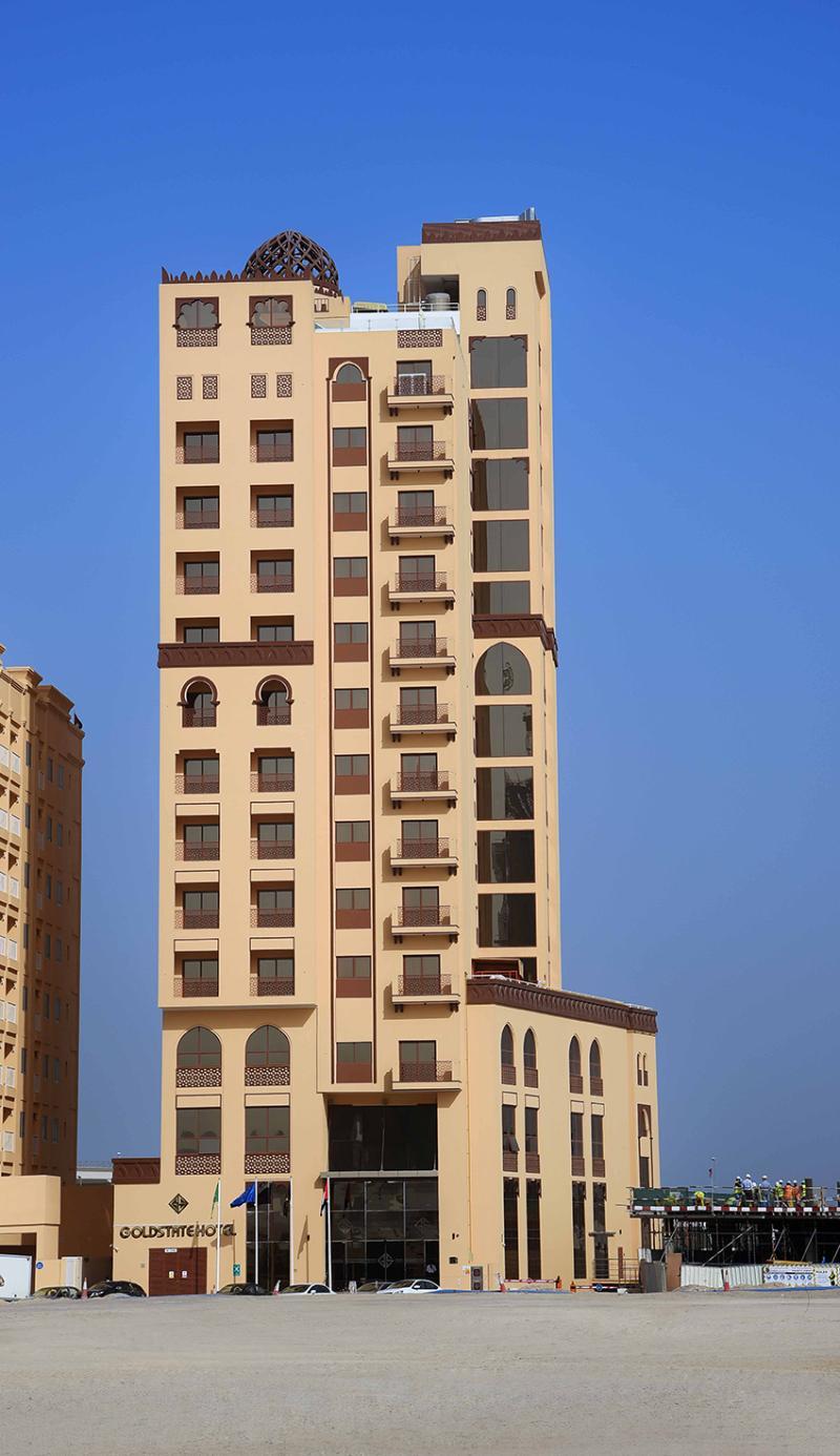 Goldstate Hotel Dubai Exteriör bild